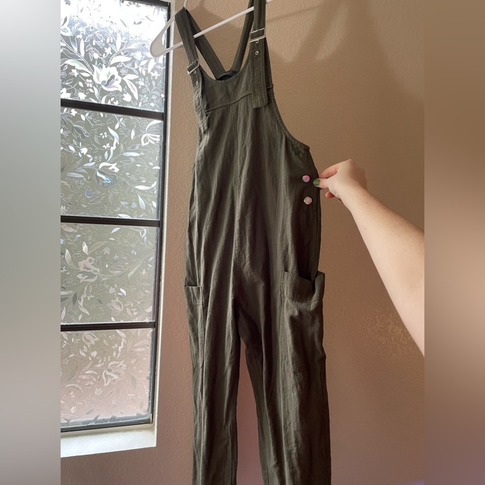 Cute green overall jumper